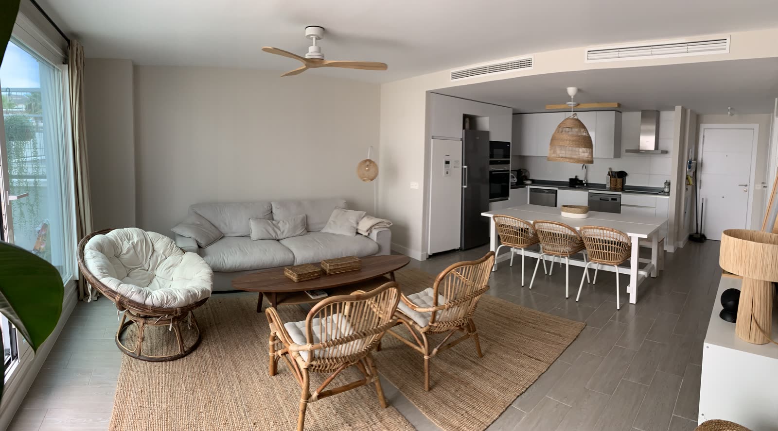 Salon avec coin détente